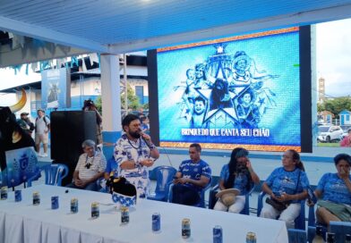 Boi Caprichoso reúne imprensa para apresentar roteiro de espetáculo do Festival