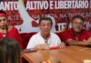 Alinhamento de arena reúne itens oficiais do Garantido na reta final para o Festival de Parintins