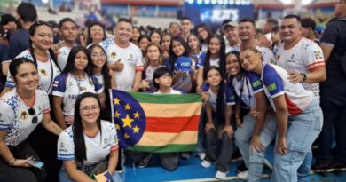 Com mais de 150 atletas, Parintins participa da abertura dos Jogos Escolares do Amazonas, em Manaus