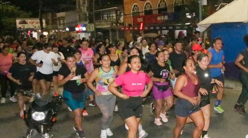 Corridão Noturno Parintins une esporte e lazer para conscientizar população sobre o combate à violência contra a mulher