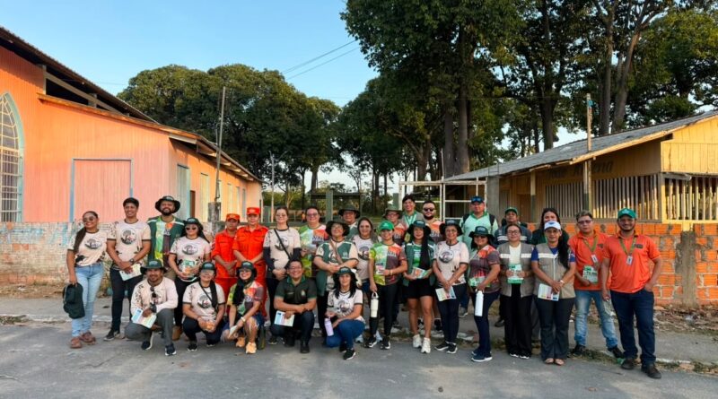 SEDEMA, Bombeiros e Vigilância em Saúde unem forças no combate às queimadas em Parintins