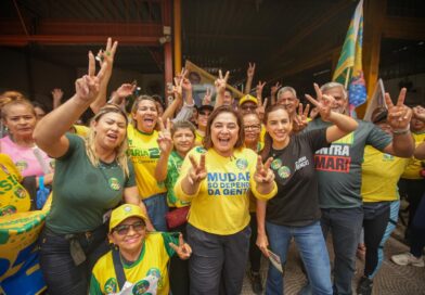 Professora Maria ganha as ruas na reta final, e população reforça clamor por mudança no Amazonas