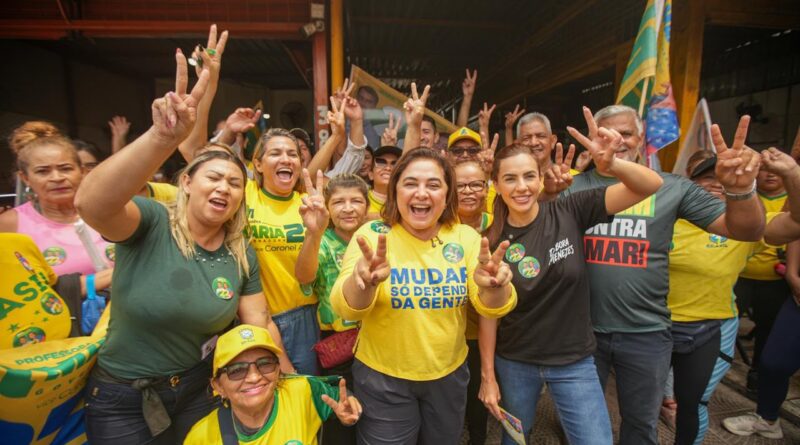 Professora Maria ganha as ruas na reta final, e população reforça clamor por mudança no Amazonas
