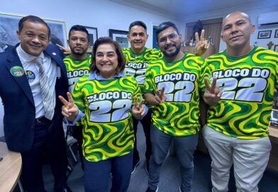 Bloquinho do 22 leva Flávio Bolsonaro, Nikolas Ferreira e Lucas Pavanato à Ponta Negra, em Manaus